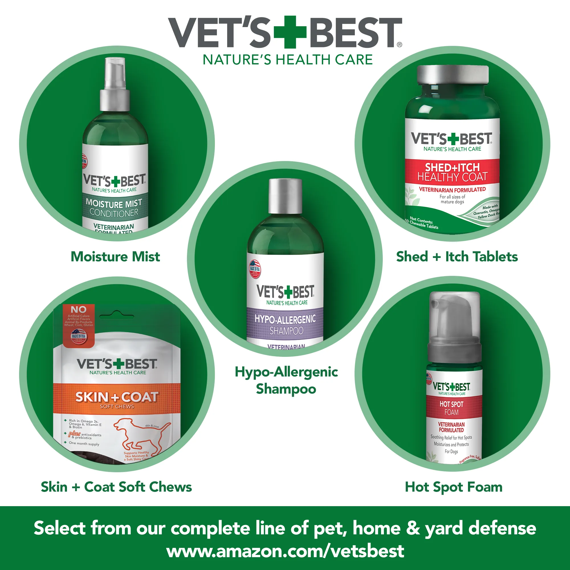 Vet's Best Hypo-Allergenic Shampoo 16oz