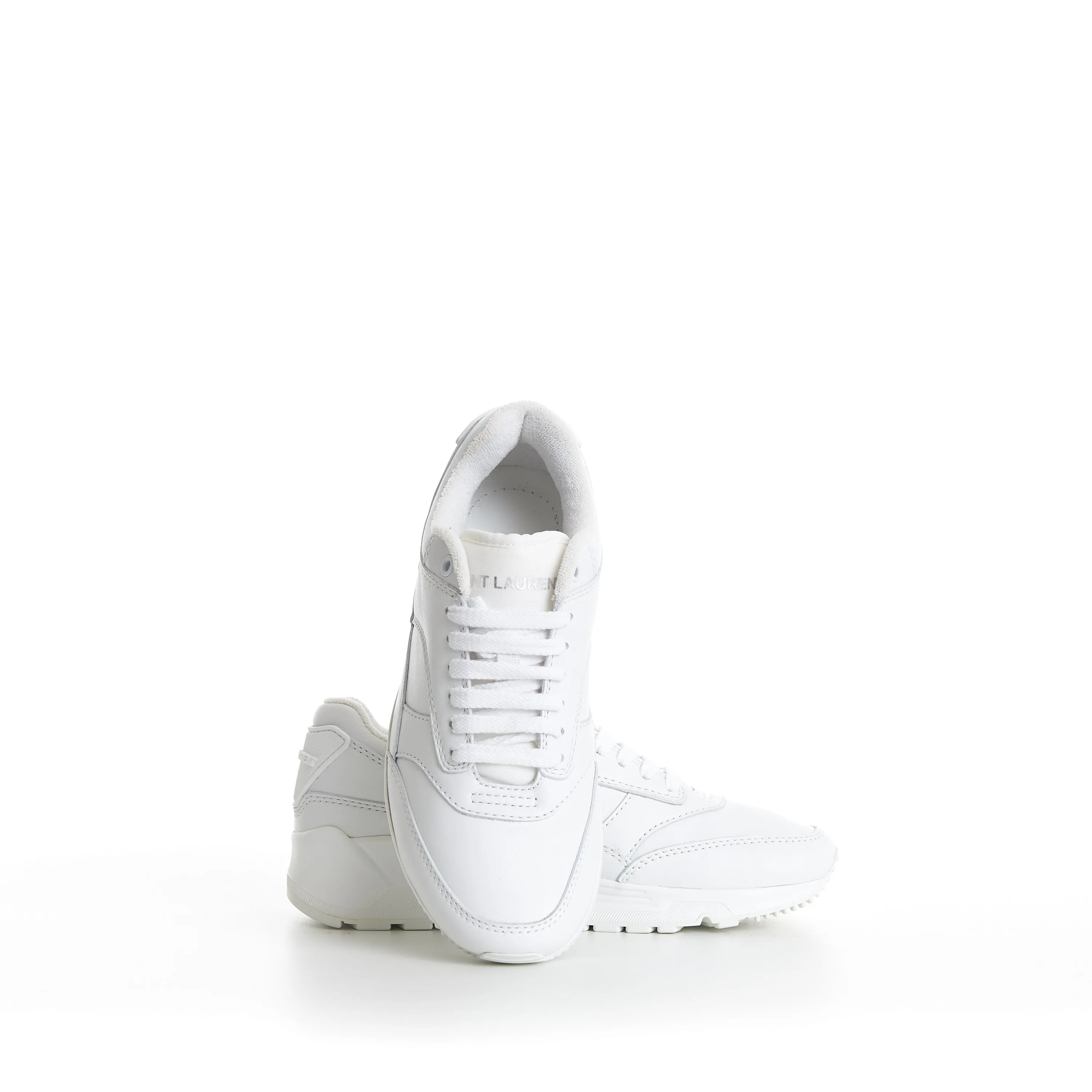 Women's White 'Bump' Low-top Sneakers - Smooth Leather