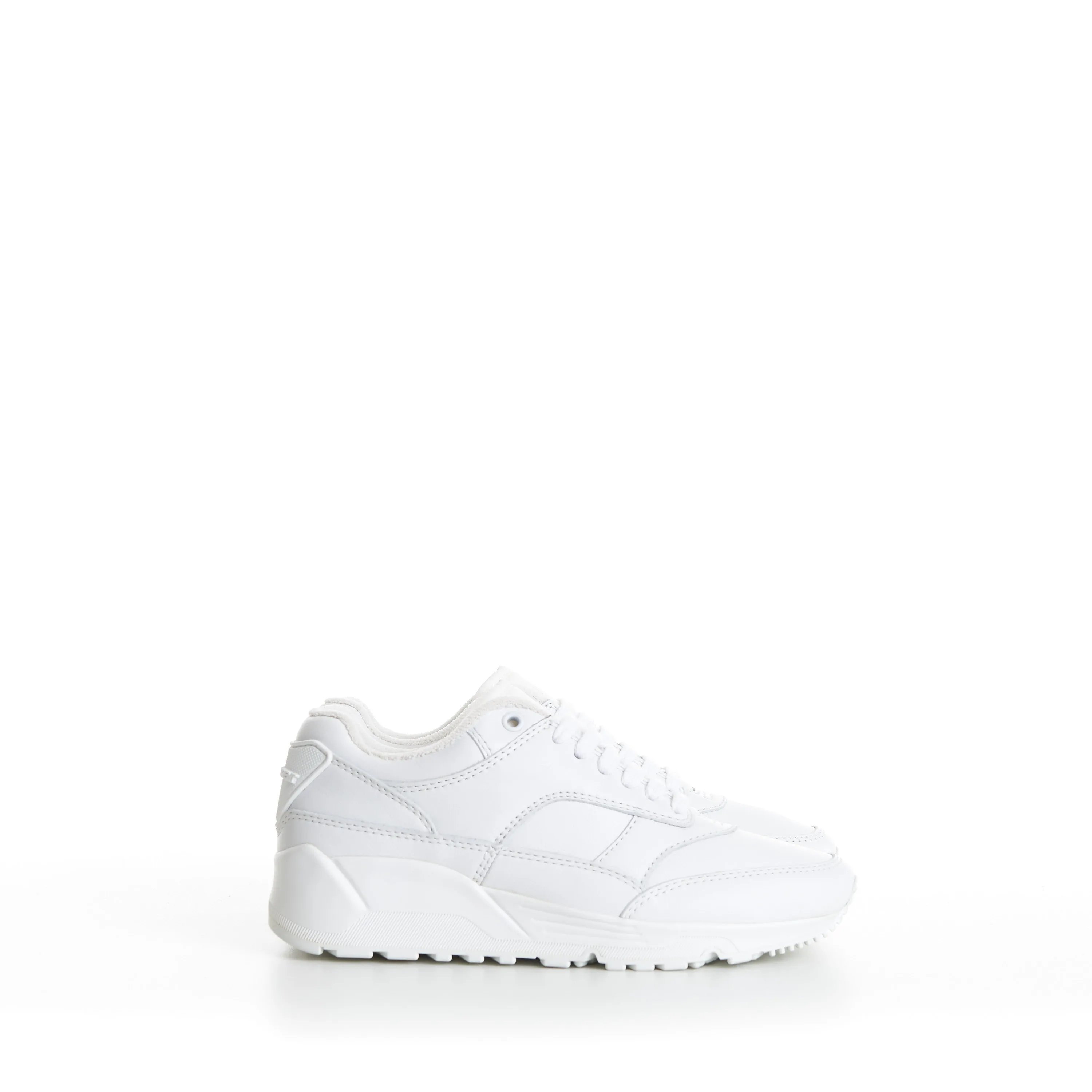 Women's White 'Bump' Low-top Sneakers - Smooth Leather