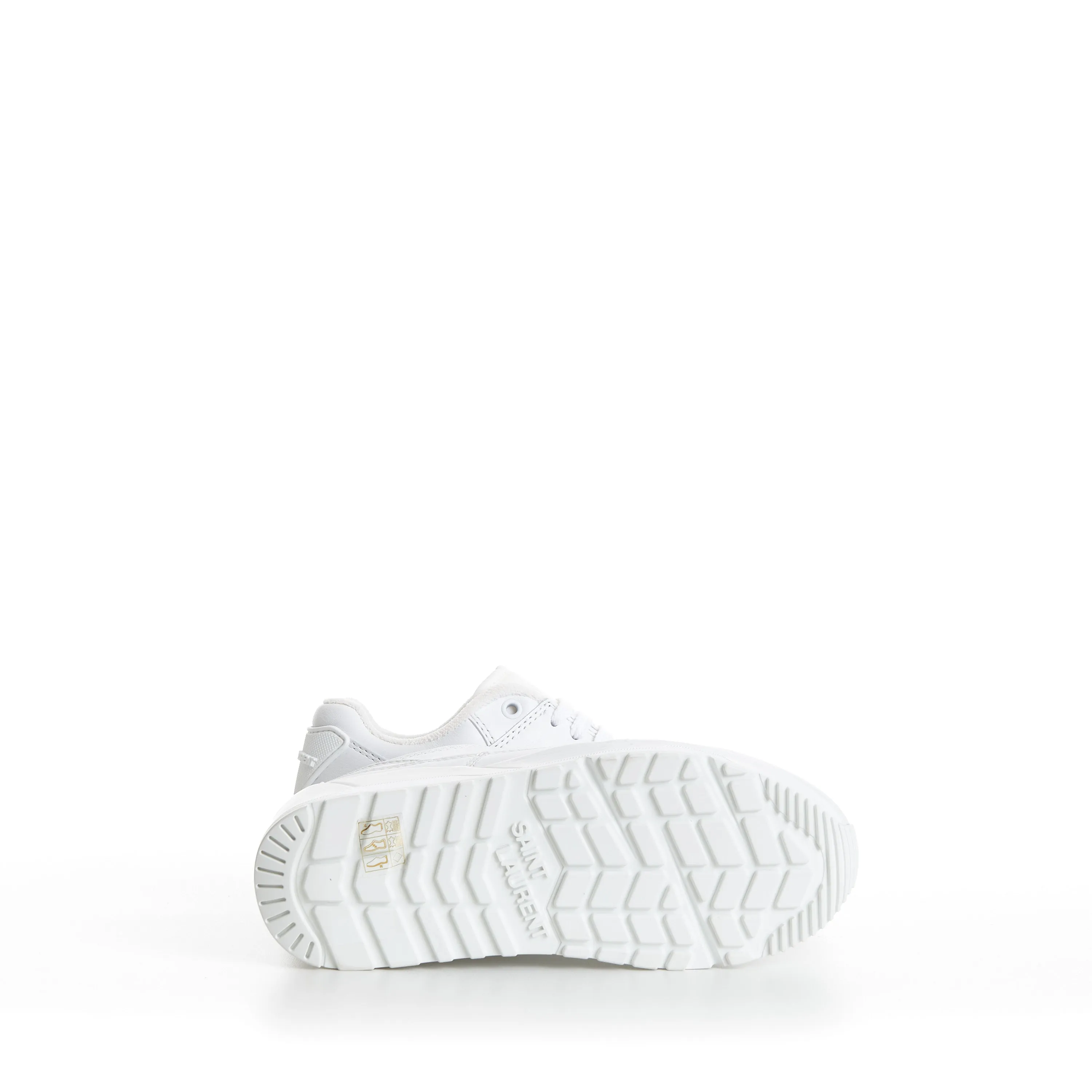 Women's White 'Bump' Low-top Sneakers - Smooth Leather