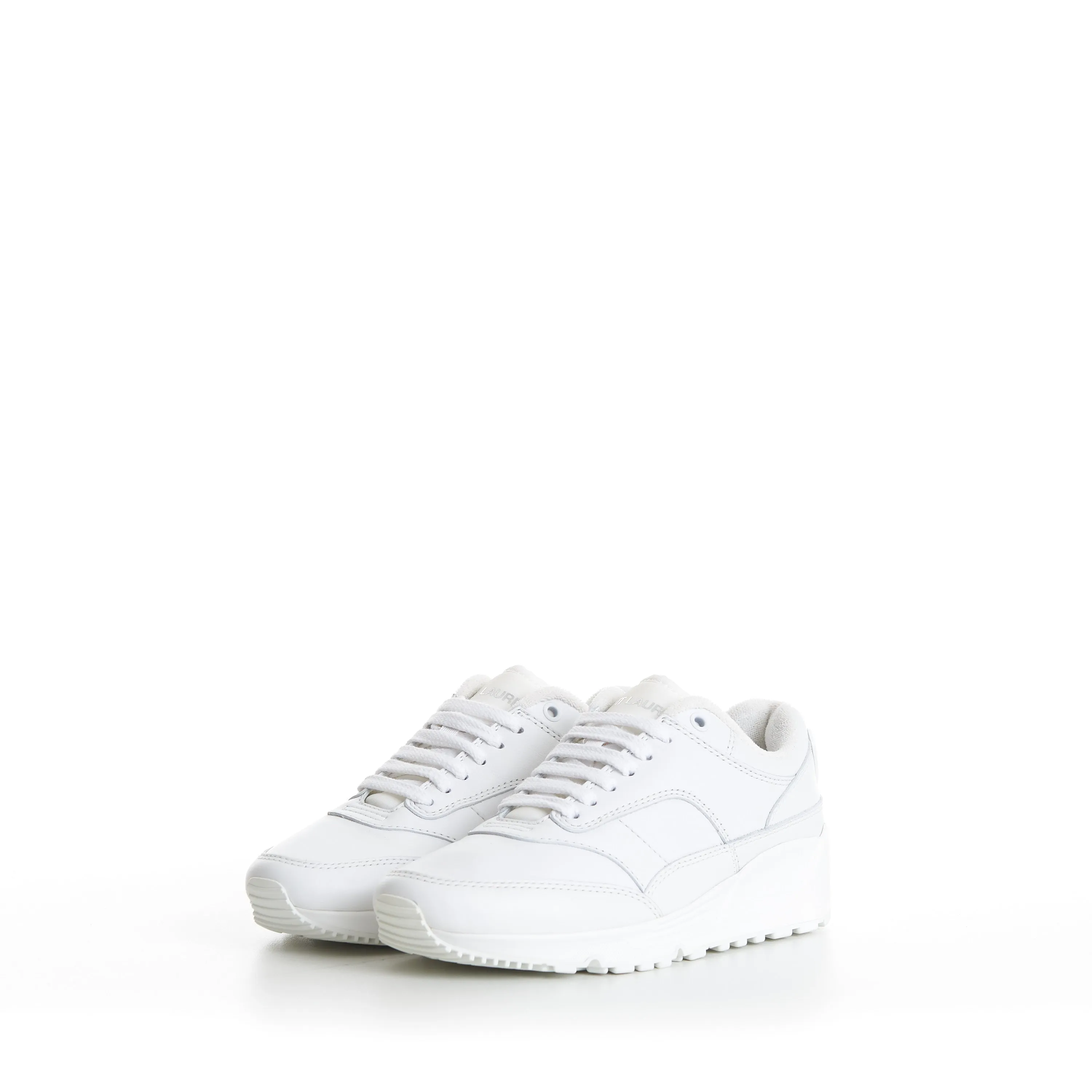 Women's White 'Bump' Low-top Sneakers - Smooth Leather