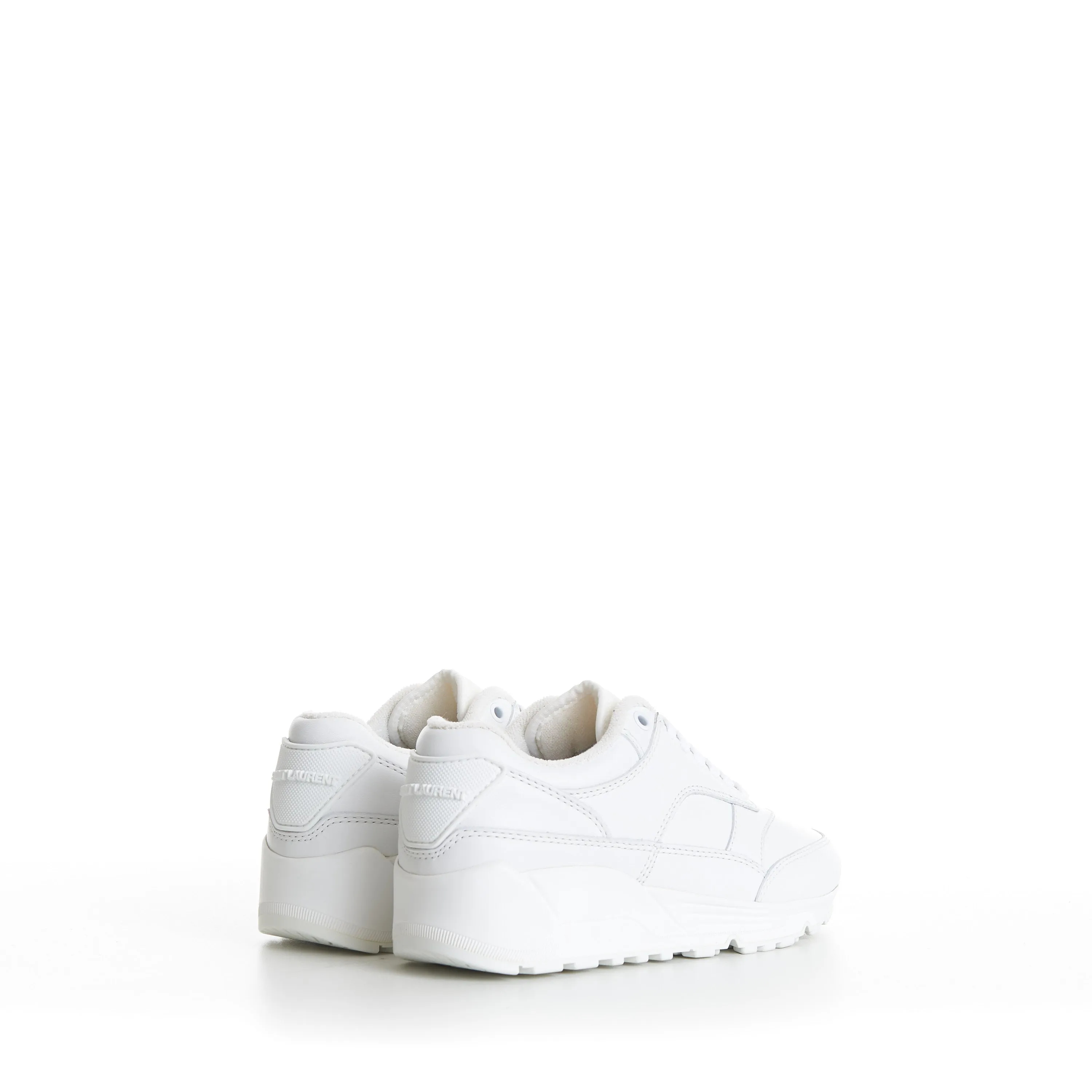 Women's White 'Bump' Low-top Sneakers - Smooth Leather